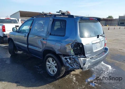 2006 Toyota Highlander Hybrid Limited V6 из США, поврежденный, VIN JTEEW21AX60029243